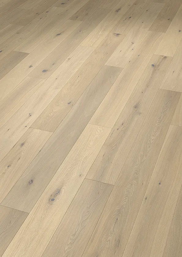 Eiche astig handgehobelt weiß geölt Eiche astig handgehobelt weiß geölt