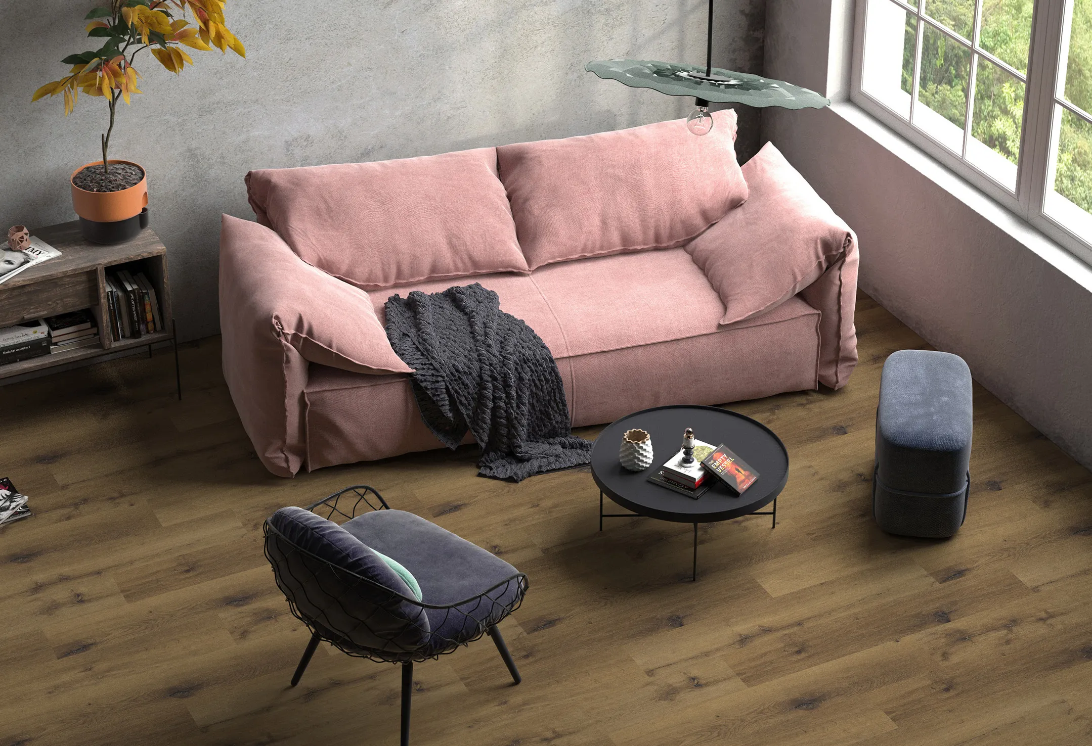 Fertigparkett Landhausdiele Eiche astig der Fußboden mit Klick