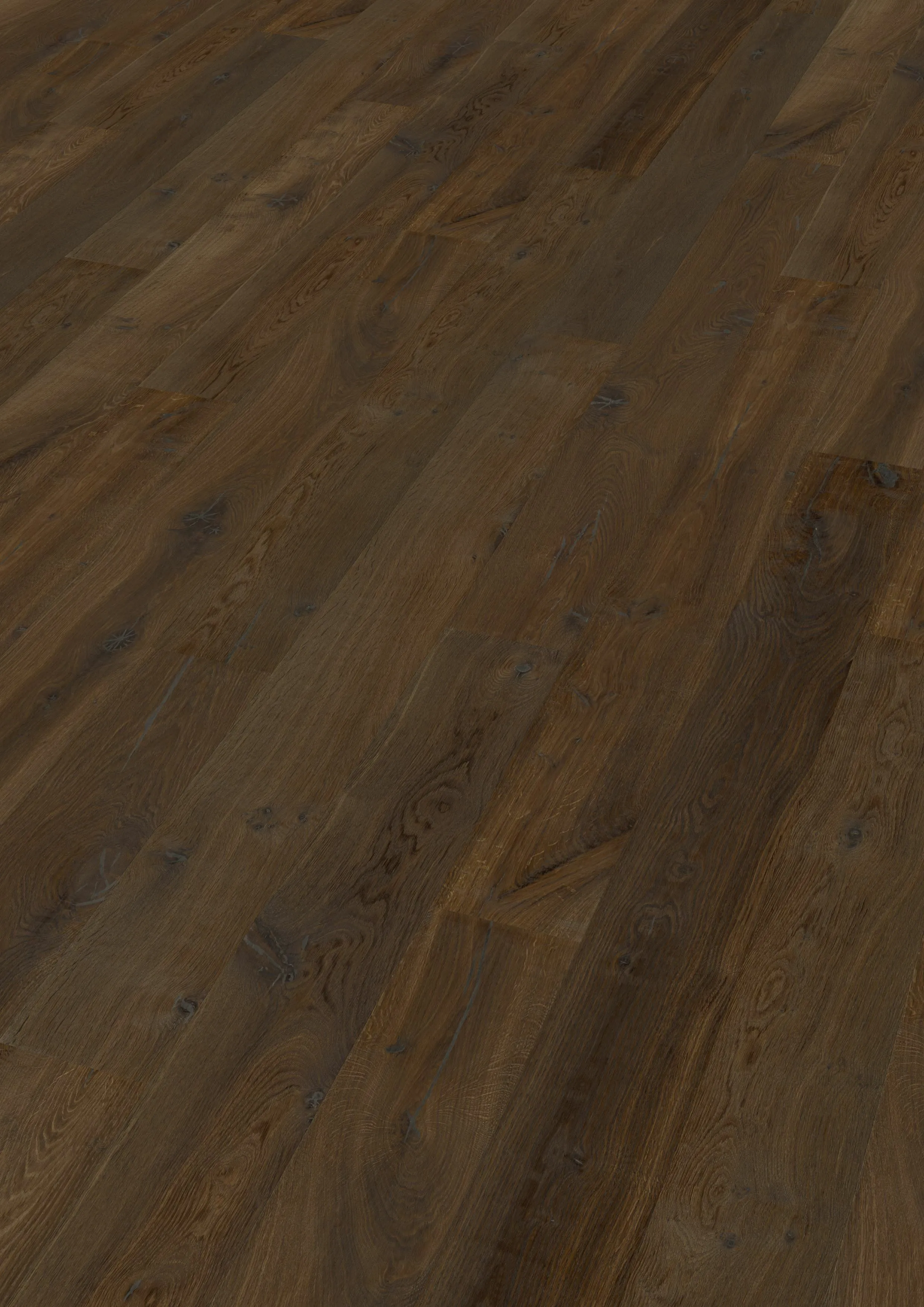 Eiche Darkbrown astig gebürstet dunkel geräuchert geölt Eiche Darkbrown astig gebürstet dunkel geräuchert geölt